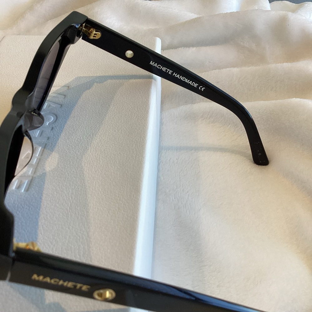Machete Suzy Sunglasses Black Cat Eye NEW Anthropologie - Picture 12 of 16